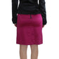 Chic Black and Pink Skirt Suit Ensemble