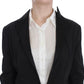 Elegant Black Stretch Blazer Jacket