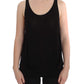 Sleek Black Cami Blouse Tank Top