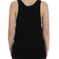 Sleek Black Cami Blouse Tank Top