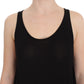 Sleek Black Cami Blouse Tank Top