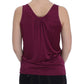 Elegant Purple Rayon Cami Blouse