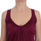 Elegant Purple Rayon Cami Blouse