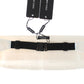 Elegant White Silk Cummerbund