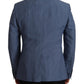 Elegant Single Breasted Linen Jacket