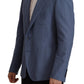 Elegant Single Breasted Linen Jacket