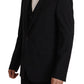 Elegant Black Martini Blazer and Vest Ensemble