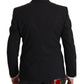 Elegant Slim Fit Black Blazer Jacket