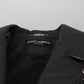 Black Leather Biker Coat Zipper Jacket