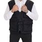 Elegant Sleeveless Vest Jacket in Black