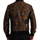 Elegant Brown Blouson Jacket