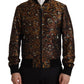 Elegant Brown Blouson Jacket