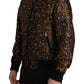 Elegant Brown Blouson Jacket