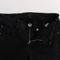 Sleek Black Slim Fit Designer Jeans