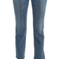 Chic Slim Fit Blue Jeans for the Modern Woman