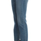 Chic Slim Fit Blue Jeans for the Modern Woman