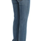 Chic Slim Fit Blue Jeans for the Modern Woman