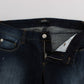 Sleek Slim Fit Blue Designer Jeans