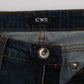 Chic Blue Regular Fit Designer Jeans