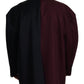 Elegant Bordeaux Double-Breasted Jacket