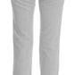 Chic Gray Slim Fit Designer Jeans