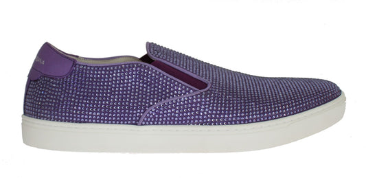 Elegant Purple Strass Fashion Sneakers