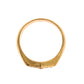 Elegant Men's Gold Plated Silver Ring