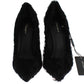 Elegant Pumps in Luxe Xiangao Fur Leather