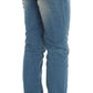 Sleek Blue Slim Fit Designer Jeans