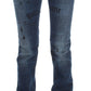 Elegant Slim Bootcut Denim Jeans