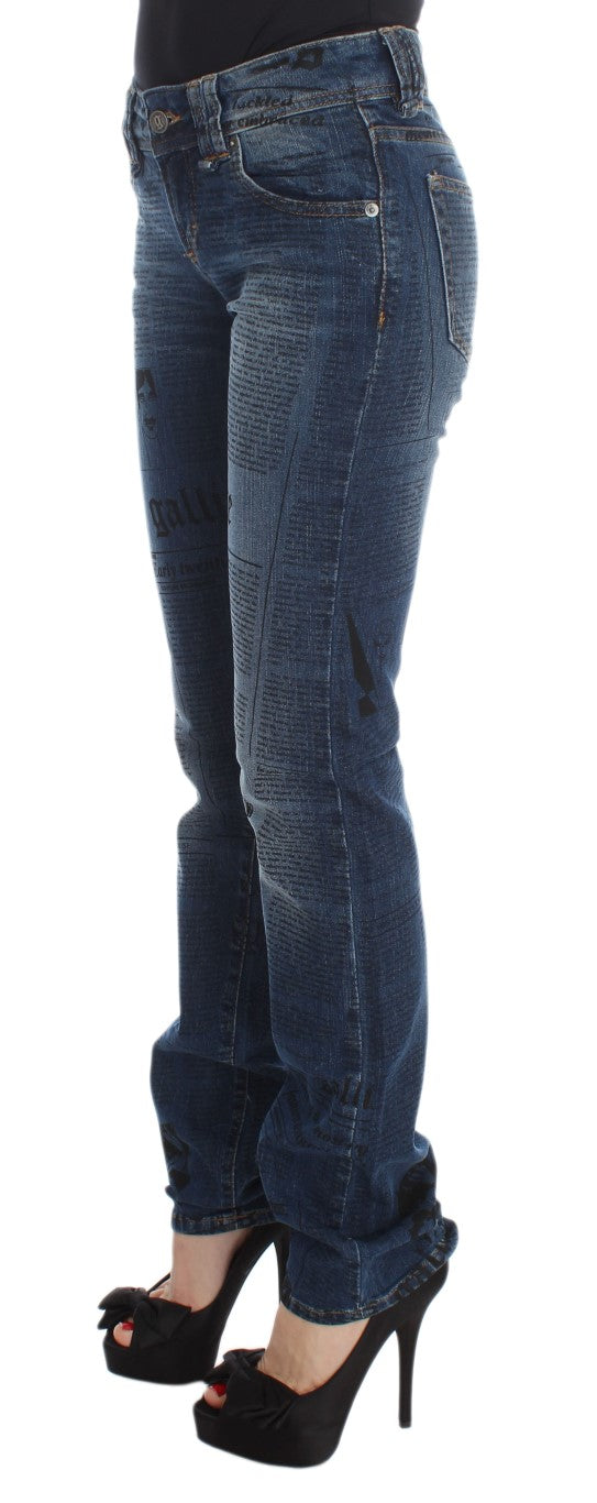 Elegant Slim Bootcut Denim Jeans