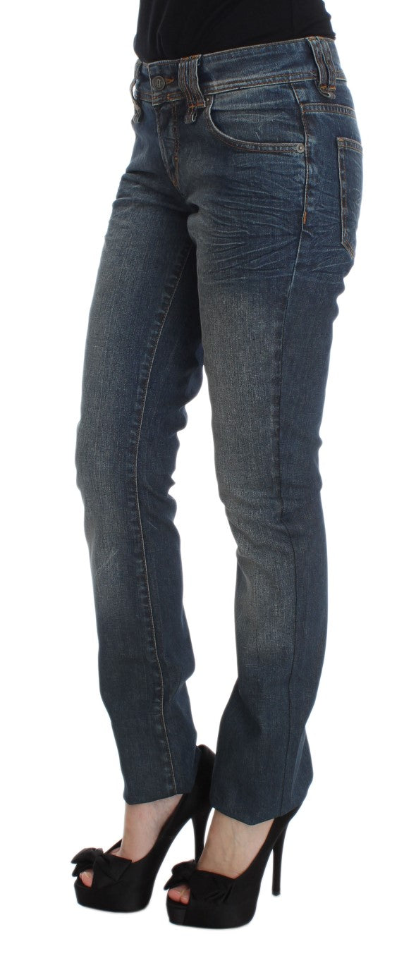 Chic Slim Fit Blue Jeans