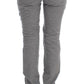 Chic Gray Casual Cotton Pants