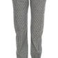 Chic Checkered Black & White Regular Fit Pants