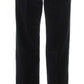 Elegant Black Straight Fit Jeans