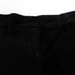 Elegant Black Wide Leg Silk Blend Pants