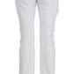 Chic White Nylon Cargo Pants by Italian Designer