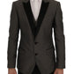 Multicolor Patterned Slim Fit Blazer