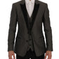 Multicolor Patterned Slim Fit Blazer