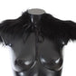 Black Fox Fur Chic Shoulder Wrap