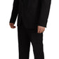 Elegant Black Two-Piece Martini Suit