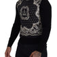 Elegant Wool Silk Blend Crewneck Sweater