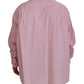 Elegant Pink Casual Cotton Shirt