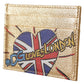 Gold Leather #DGLovesLondon Women Cardholder Case Wallet