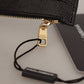 Black Leather #DGLovesLondon Women Cardholder Coin Case  Wallet