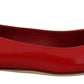 Red Suede Crystal Loafers - Exquisite Elegance