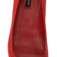 Red Suede Crystal Loafers - Exquisite Elegance