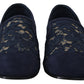 Elegant Blue Loafers Flats - Summer Chic