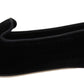 Elegant Black Silk-Blend Loafers