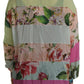 Elegant Floral Patchwork Silk Blouse